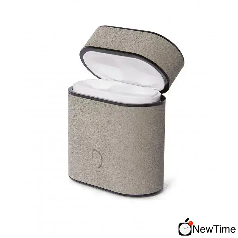 Шкіряний чохол Decoded for AirPods Stone Grey (D9APC2GY)